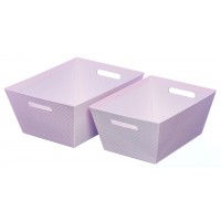 Hamper Trays Baby Girl, set of 2 GBA996